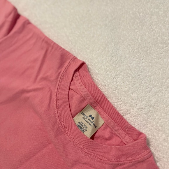 “Classy, Preppy, & Sweet” Simply Southern Pink Tee size Medium. - Picture 3 of 5